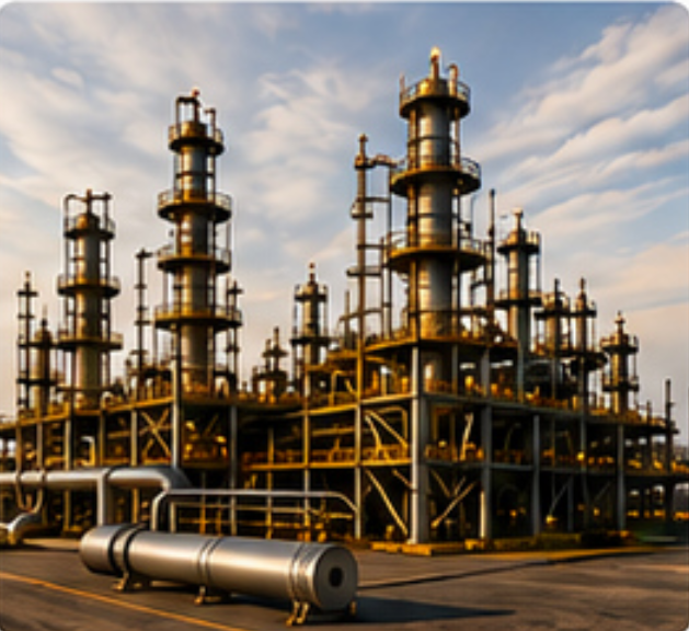 Refinery process plant