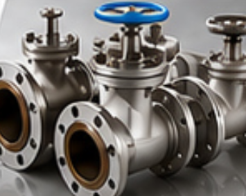 Flanged industrial valves